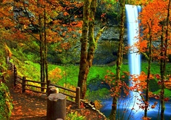 __Waterfall in Autumn__