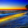 Colorful Wave Rainbow Beach