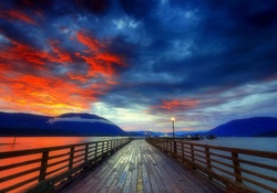 _Sunset on the Bridge_
