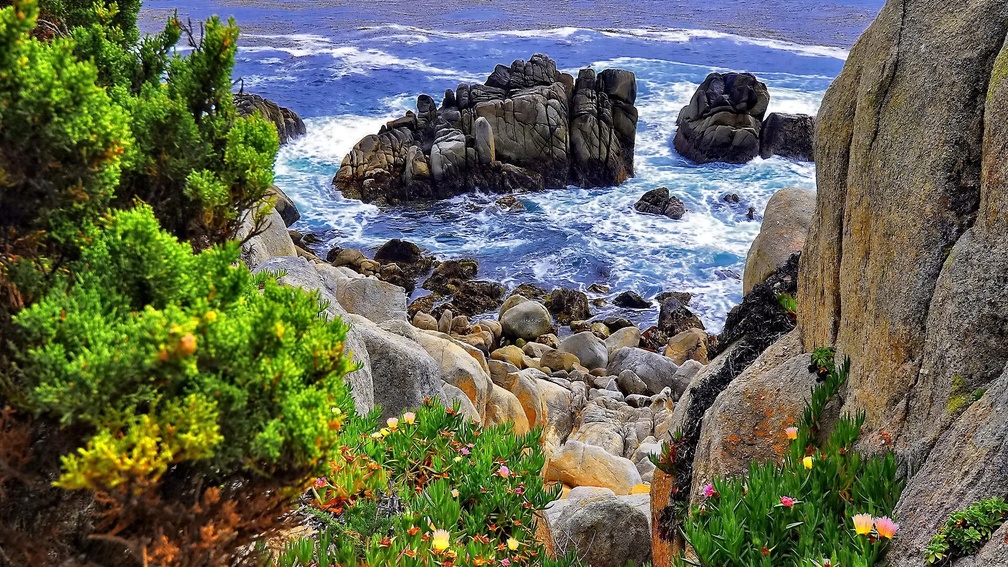 beautiful coastal rocks