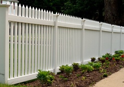Pretty White Fence