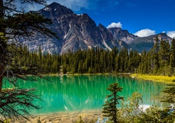 Clear Turquoise Lake, Canada