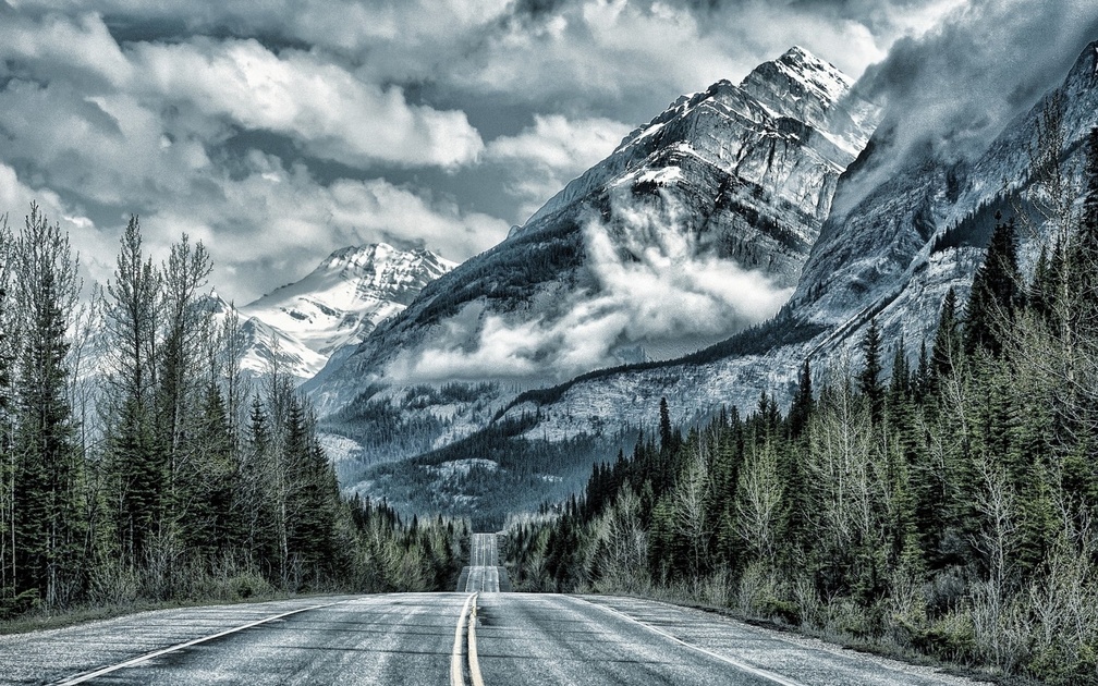 Mountain road alaska