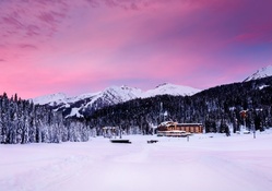 ski resort of madonna di campiglio in north italy