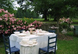 rose garden tea party