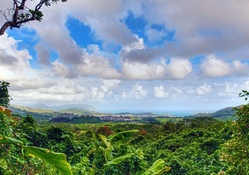 panoramic view of kaneohe bay hawaii