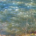Waves of river