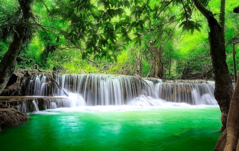 ★Summer Green Waterfall★