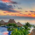 Sunrise at Cancun, Mexico