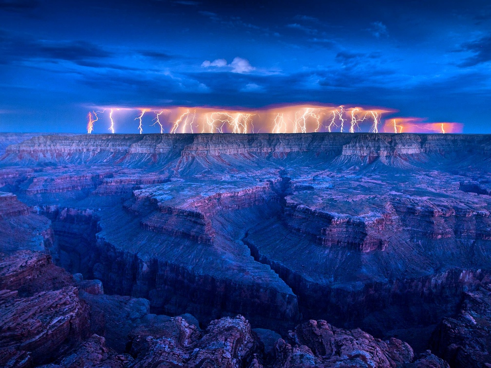 Wild Electrical Storm, Grand Canyon