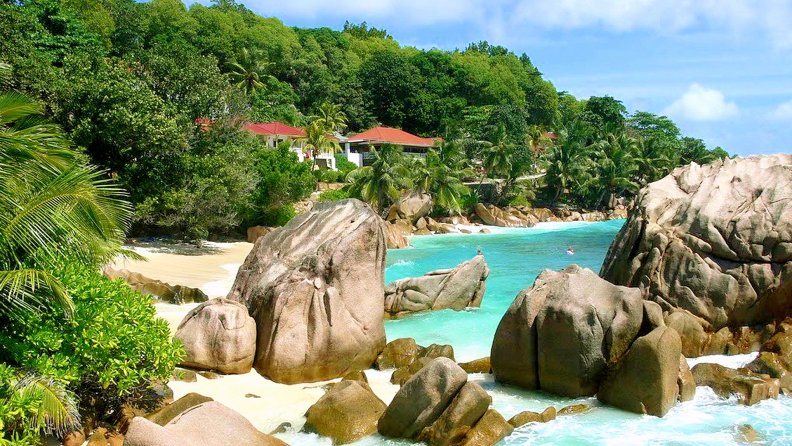 Little Beach In Seychelles