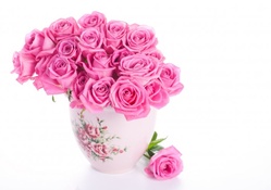* Pink roses *