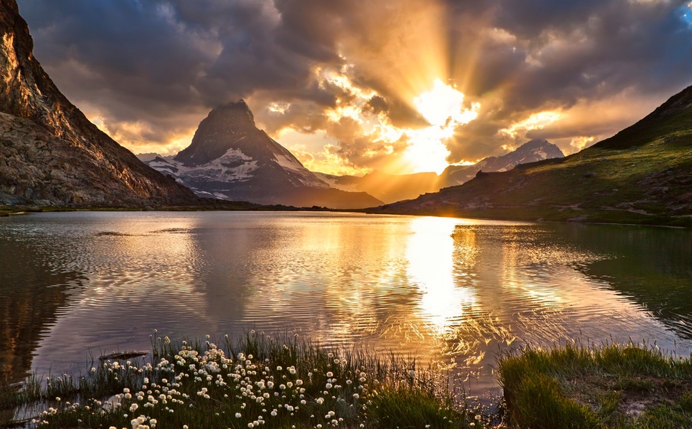 Mount Matterhorn At Sunset