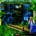 fantasy waterfall