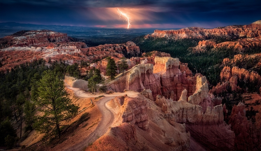 Lightning Over Bryce Canyon