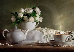 tea time with roses