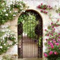 rose garden gate