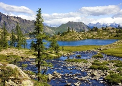 beautiful rocky mountain lakes