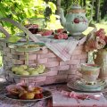 garden tea picnic
