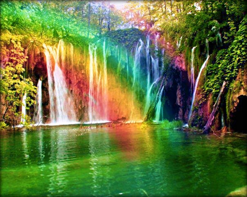 Rainbow Water Fall