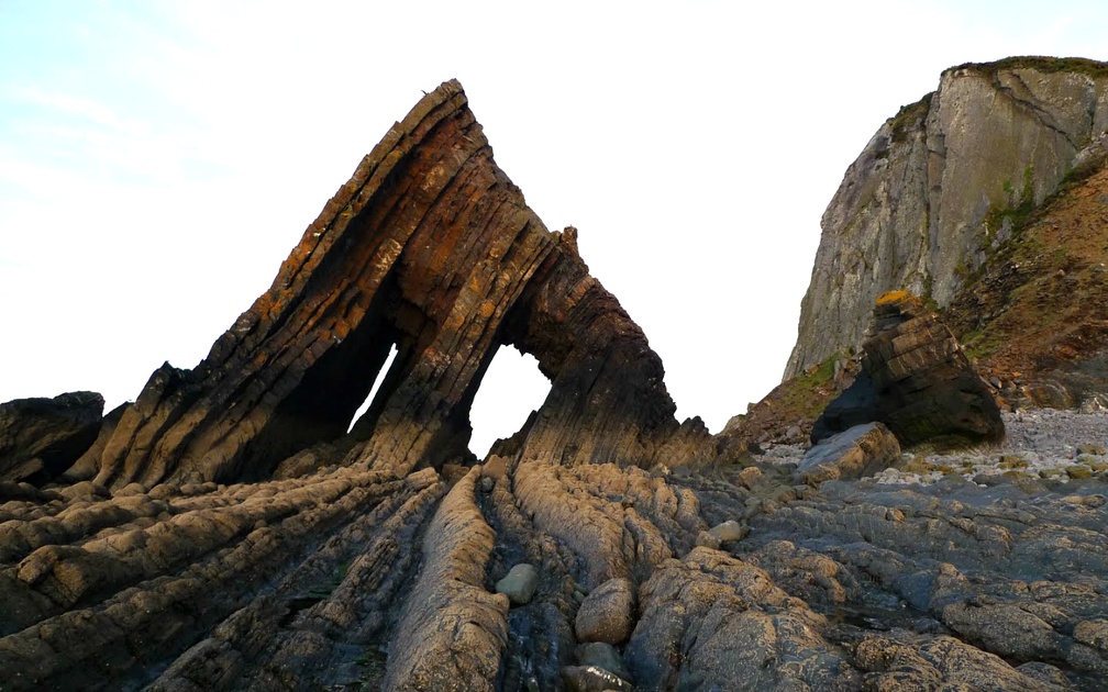 Blackchurch Rock when the Tide is out