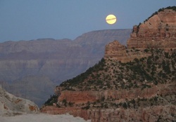 FULL MOON OVER GRAND CANYON