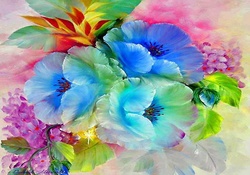 Blue Bouquet