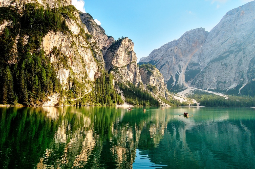 Summer In The Lake Braies, Italy