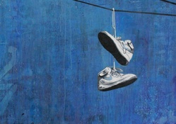 Hanging Shoes on the Line