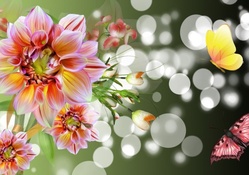 Bright Bokeh Floral