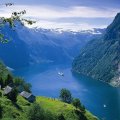 spectacular view of a norwegian fjord