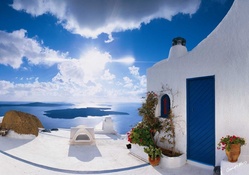 Beautiful Santorini Relaxing Space