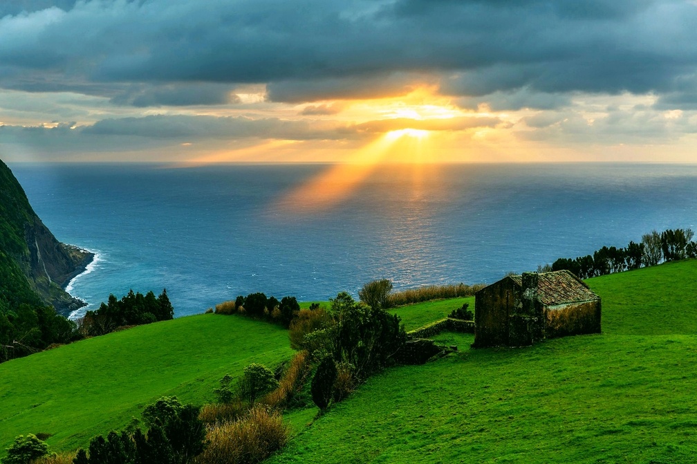 Morning Light In Azores Islands