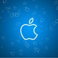 Blue apple design