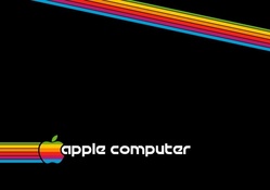 Retro Apple _ Rainbow