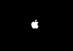 Apple Logo on Black