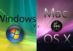 Windows vs. Mac wallpaper