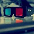 Red blue 3D glasses