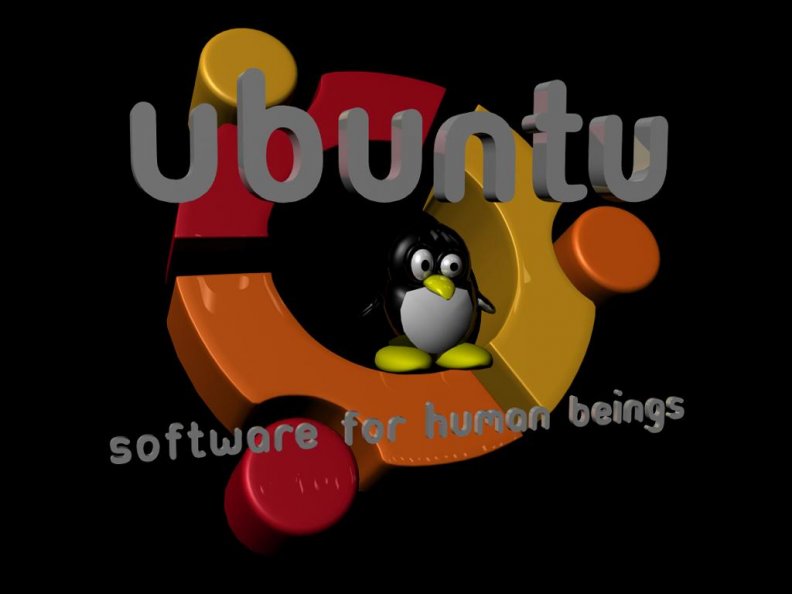 3D Ubuntu Logo