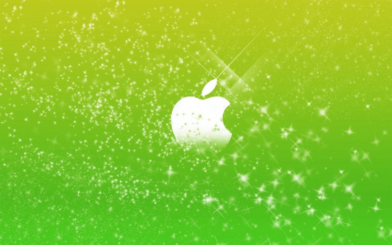 Green Sparkle Apple