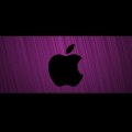 Apple Logo Purple