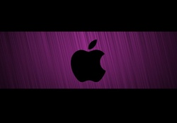 Apple Logo Purple