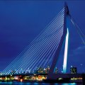    PowerBook, Erasmus Bridge at Night
