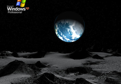 Windows XP Earth Rising