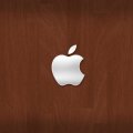 Apple on Wood