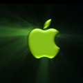 The green apple logo