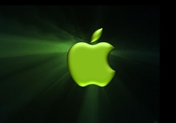 The green apple logo
