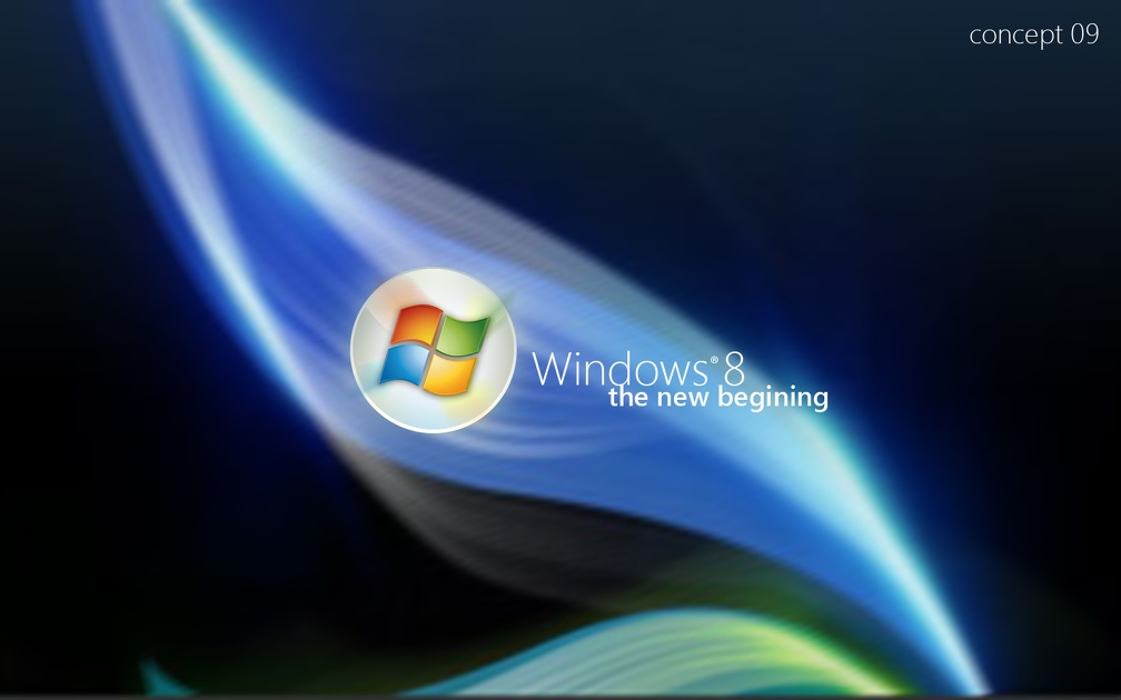 Concept of Windows 8 Wallpaper :P