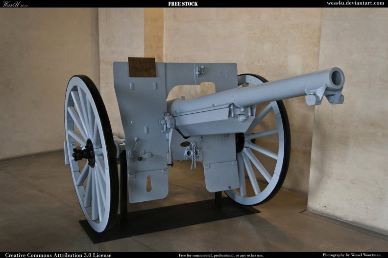 WW French army 75mm canon