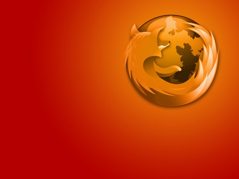 Orange Firey Firefox